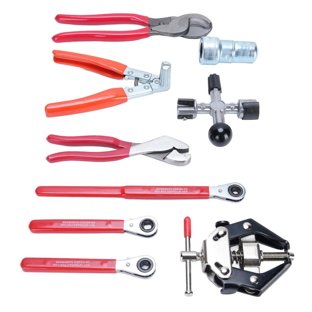 9pcs Battery Service Tool Kit Multifunction Battery Terminal Spreader Puller Plier for Most Battery