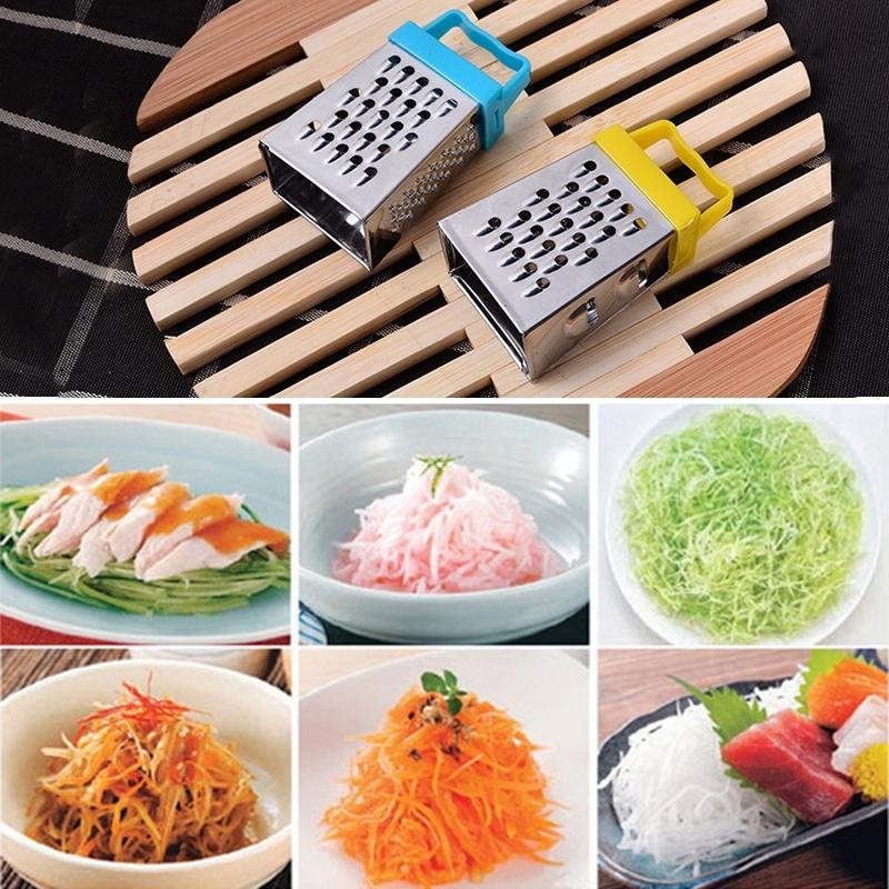 Mini 4 Sides Multifunction Handheld Grater Slicer Fruit Vegetable Kitchen Tools