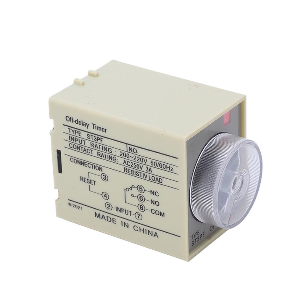 BERM Power Off Delay Relay Knob Control Timing Timer High Accuracy AC200?220V ST3PF