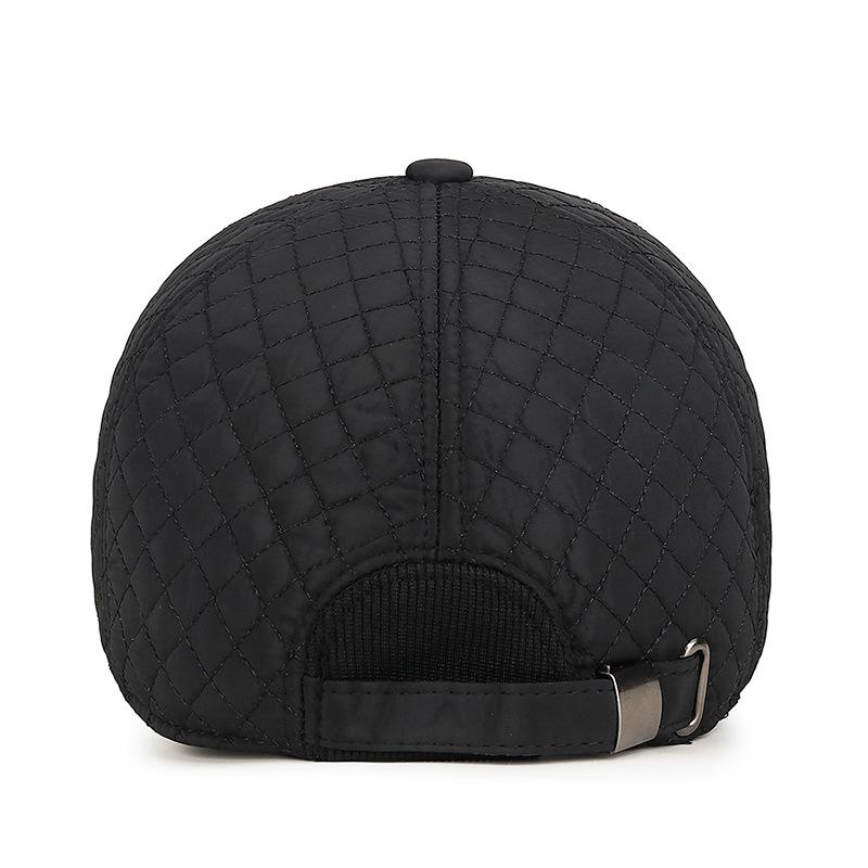 Podzim Zima Pánská baseballová čepice Teplá kosočtvercová čepice Venkovní ochrana uší Větruodolná čepice