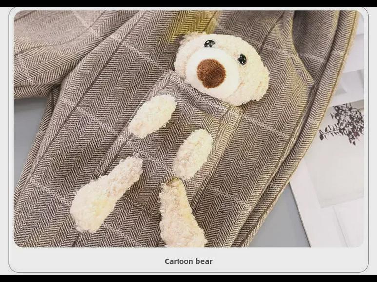 Girls' Thickened Sports & Casual Corduroy Sweatpants - Autumn/Winter Plus Velvet One-Piece for Medium & Large Children