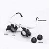 Jewelry Magnifying Glasses with LED Light Magnifier Eyeglasses Portable Lighted Loupe Tools Electronic Repair Close Work