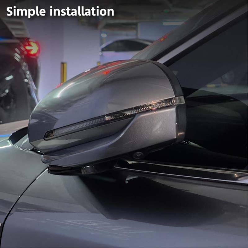 For BYD Yuan Plus Atto 3 -2025 ABS Car Rearview Mirror Anti-Collision Strip Guard Scratch Protector Cover Trim