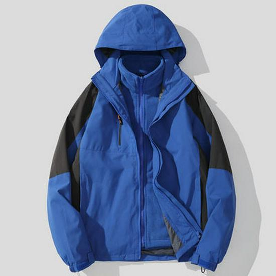 Mountain Series Outdoor Waterproof Windproof 3-in-1 Detachable Parka for Women and Men
