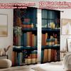 2D flat Photography Backdrop Photography Backdrop Cozy Winter Bookshelf 100% Polyester Party Decorations Perfect for Bedroom