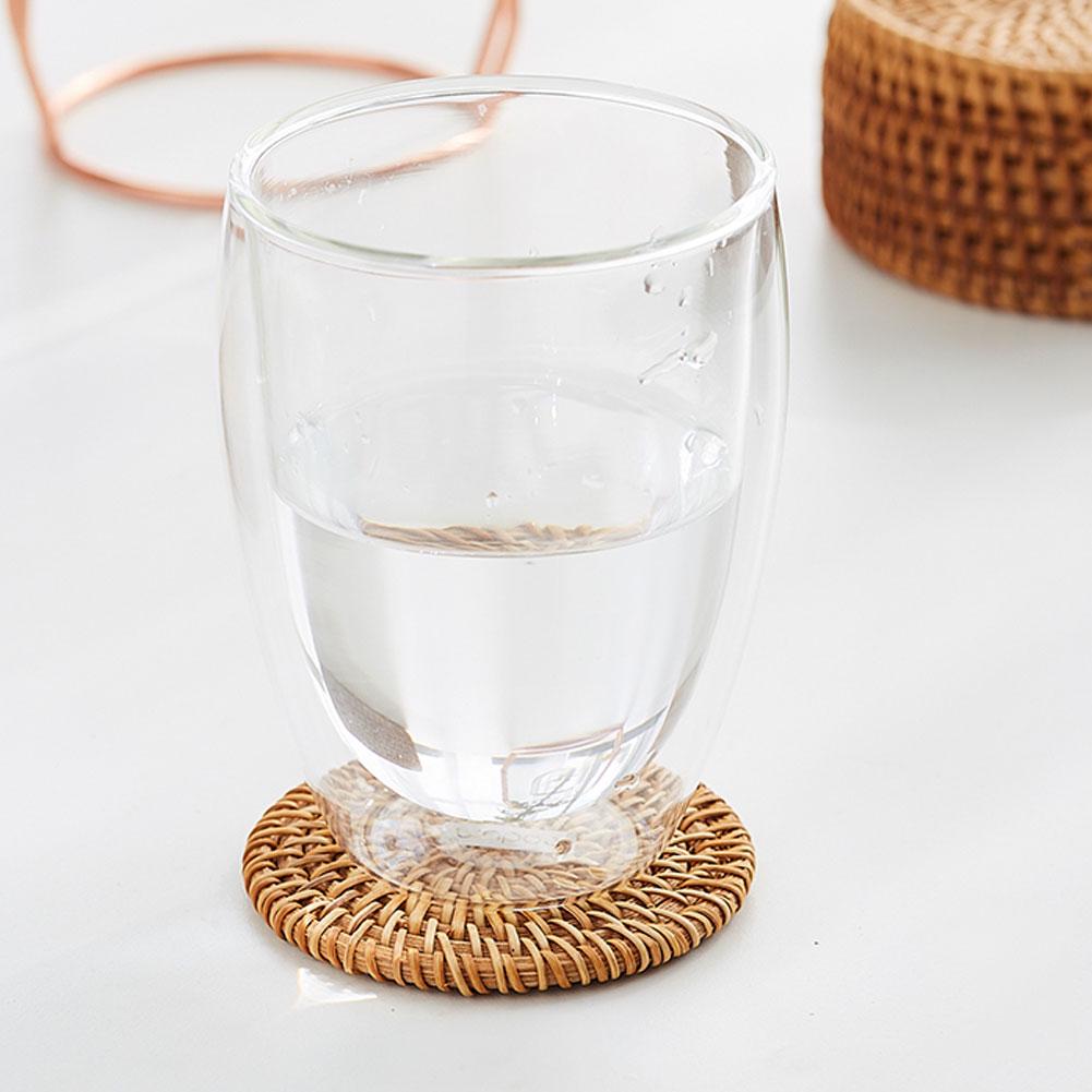 Dioche Home Decor, Coasters 6 Pieces Drink Coasters Coaster for Restaurant, Family Dinner