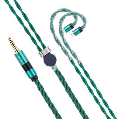 3APLUS AL65 Earphone Cable 2Pin Cable Upgrade Cable 6N Silver Plated OCC 4 Core Replacement Cable Compatible with FiiO QoA Vesper New Mojito Affinity