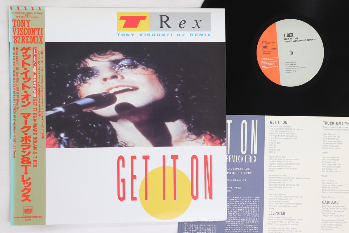 

LP Record T.REX - Get It On (Tony Visconti 87 Remix) SP185314 MARC ON WAX 1988 Japan Obi Rock Used