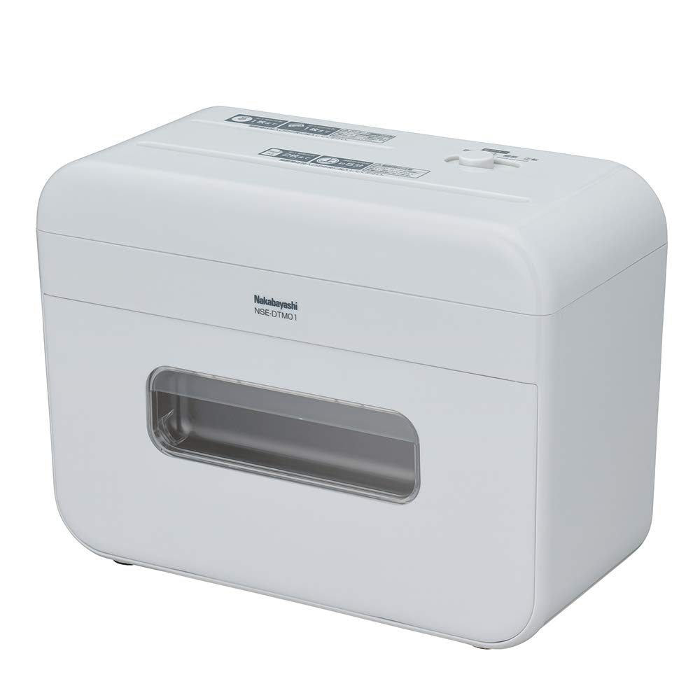 

Nakabayashi Personal Shredder, High Security, Desktop, Light Gray, Z0618