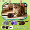 Plush Cat Toy Mouse Interactive Pet Toy with Sound Effect Soft Stuffed Animal for Cats Chewing and Playing Entertainment