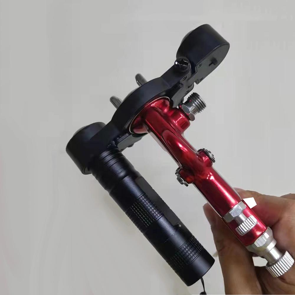 1x Spray Gun LED Light 3 Modes Adjustable For All Spray Guns Night Painting Work