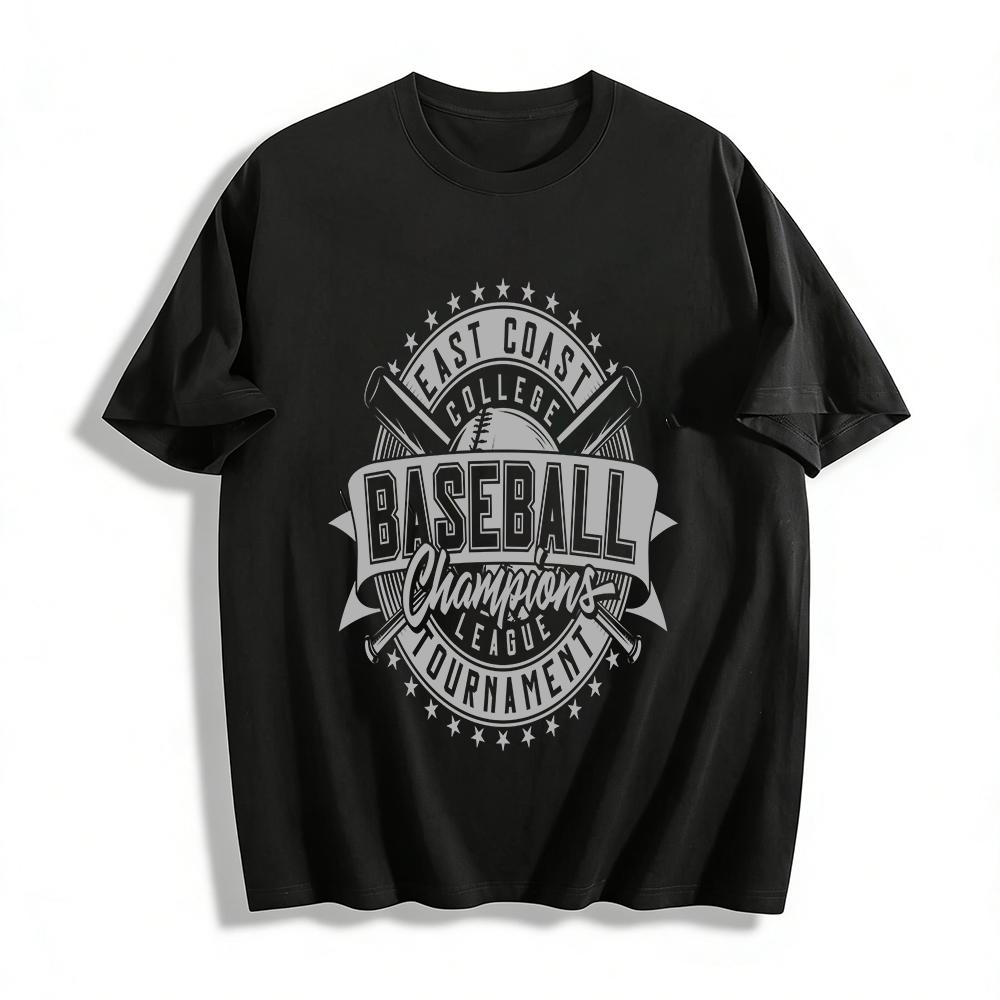 East Coast College Baseball League Champions Tournament Tee Pure cotton T-shirt XXS
