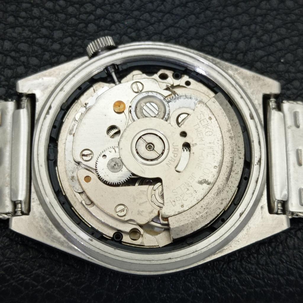 VINTAGE SEIKO 5 AUTOMATIC 7S26A JAPAN MENS BLACK COLOR DIAL WATCH A701611-5 R206c-a701611