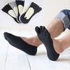 1 Pair Split Toe Socks Comfortable Breathable Cotton Anti-slip Low Cut Socks for Camping
