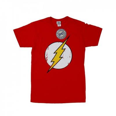 Mens Flash Distressed Logo T-Shirt