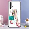High Heels Girl Fashion For Huawei Nova 11 Pro 9 10 SE Y60 Y70 Y90 Y61 Y91 Y73 Y72 12i 11i 8i P20 P40 P30 Lite Case