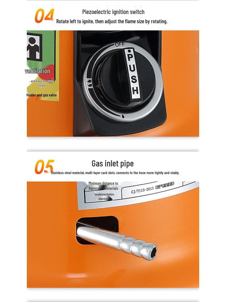 Burner Emperor Natural/Liquefied Gas Energy-Saving Fireplace Heater: New Model for Household Heating