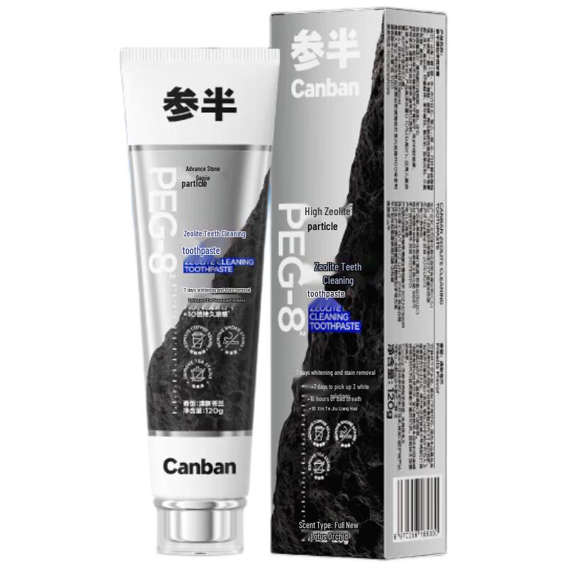 Can Ban Zeolite Purifying Toothpaste