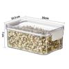 Transparent Plastic Food-Grade Storage Jar for Candy, Tea, Grains, and Cereal