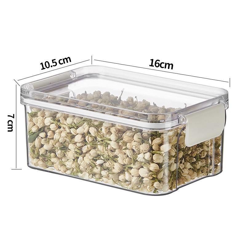Transparent Plastic Food-Grade Storage Jar for Candy, Tea, Grains, and Cereal