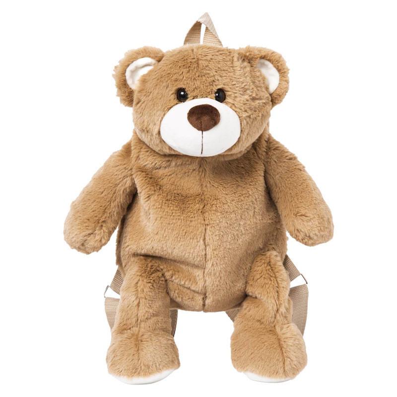 Милый плюшевый рюкзак в корейском стиле, уличная мода, мультяшная сумка с медведем, коричневый