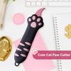Cat Paw Box Cutter, SKRMISDA Retractable Cat Claw Cutter, Portable Cute Paper Cutter, Carton Sealing Tape Opener for Women, Safe Unpacking Tool for