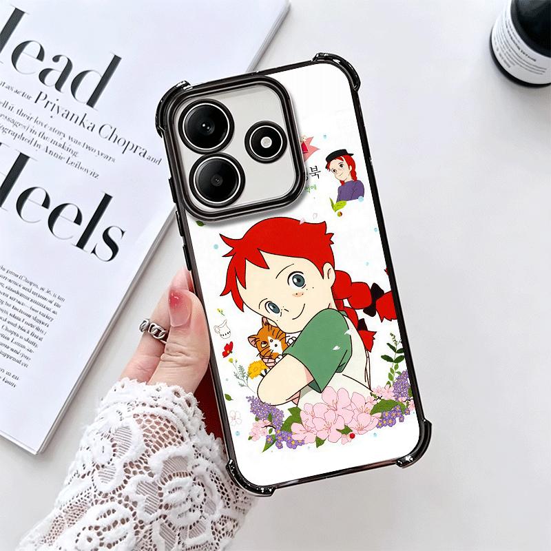 Anne Of Green Gables Shirley Galvanisiert Handyhülle Für Xiaomi Redmi Note 14 15 Pro Plus 13 12 11 11S 11T 10 9S 9 5G Sturzfest Airab