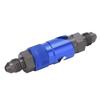 KIMISS Brake Line Quick Release Connection Adapter Aluminum Alloy Fitting for Fuel Fluid Hose (Blue)