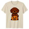 Halloween Dog Pumpkin Graphic Tee Unisexs Unisexs Unisex TShirt Seasonal