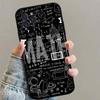 Physics Chemical Mathematics  Anime Black Soft Silicone Phone Case For Iphone17 Air 16 15 14 13 12 11 Mini Pro Max Plus