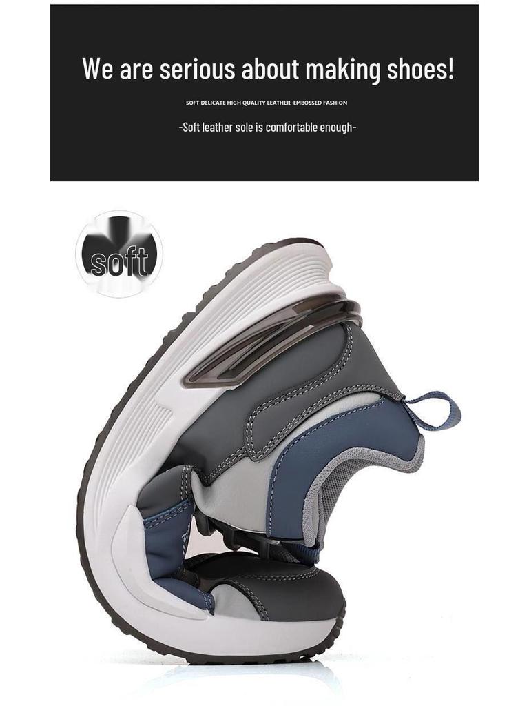 Pánské prodyšné síťované tenisky - Pohodlné, všestranné, ležérní běžecké boty se silnou podrážkou