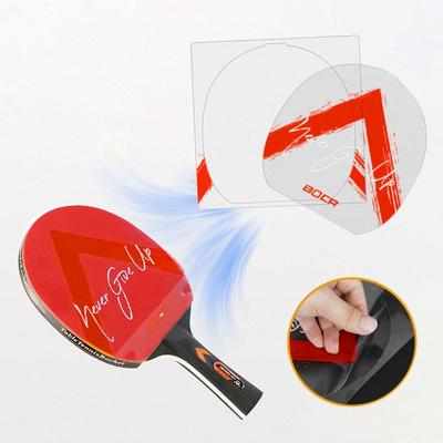 Funda Transparente para Mantenimiento de Paleta de Tenis de Mesa Película Protectora Pegajosa para Goma de Raqueta de Ping Pong