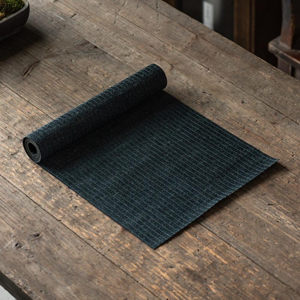 

Waterproof Linen Tea Mat Heat Insulation Desktop Protective Mat Tea Cushion Home червоний