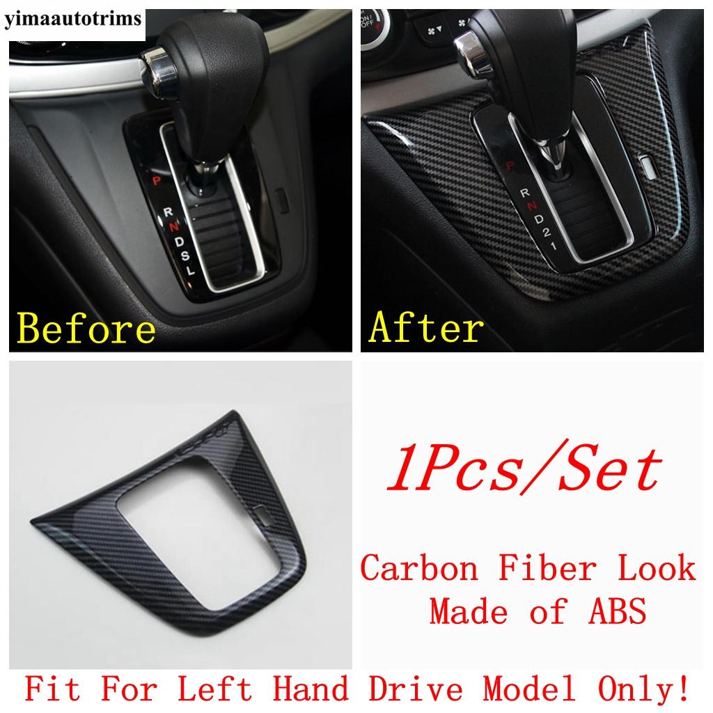 Carbon Fiber Accessories For Honda CRV CR-V 2012 - 2016 Dashboard Air Vent Gear Panel Handle Bowl Head Light Cover Trim Interior