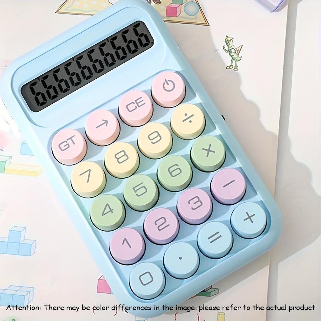 Calculator Office Use Mechanical Keyboard Calculator Accounting CuteMini Small Desk Student Calculator