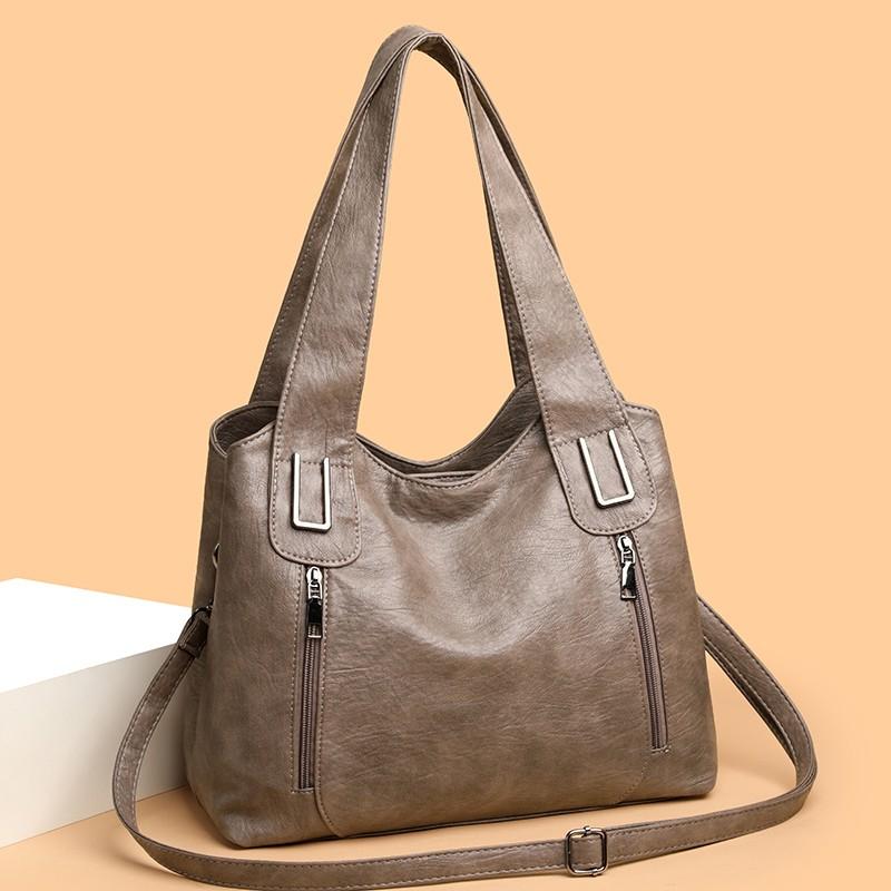 Fashion Top-Handle Tote Bags For Women Luxury Leather Handbag And Purse Ladies Shoulder Crossbody Bag Casual Tote