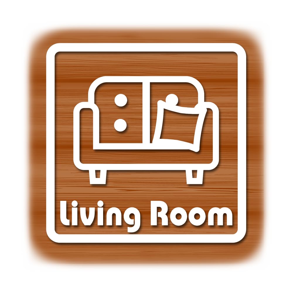 

Наклейка на дверь гостиной, новая строительная наклейка, водостойкая, устойчивая к погодным условиям, годы производства в Японии [Tamiya] «Гостиная», глянцевая/водонепроницаемая белый