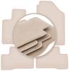 PREMIUM Beige Floor Mats For: Hyundai Tucson IV Hybrid SUV 2021-