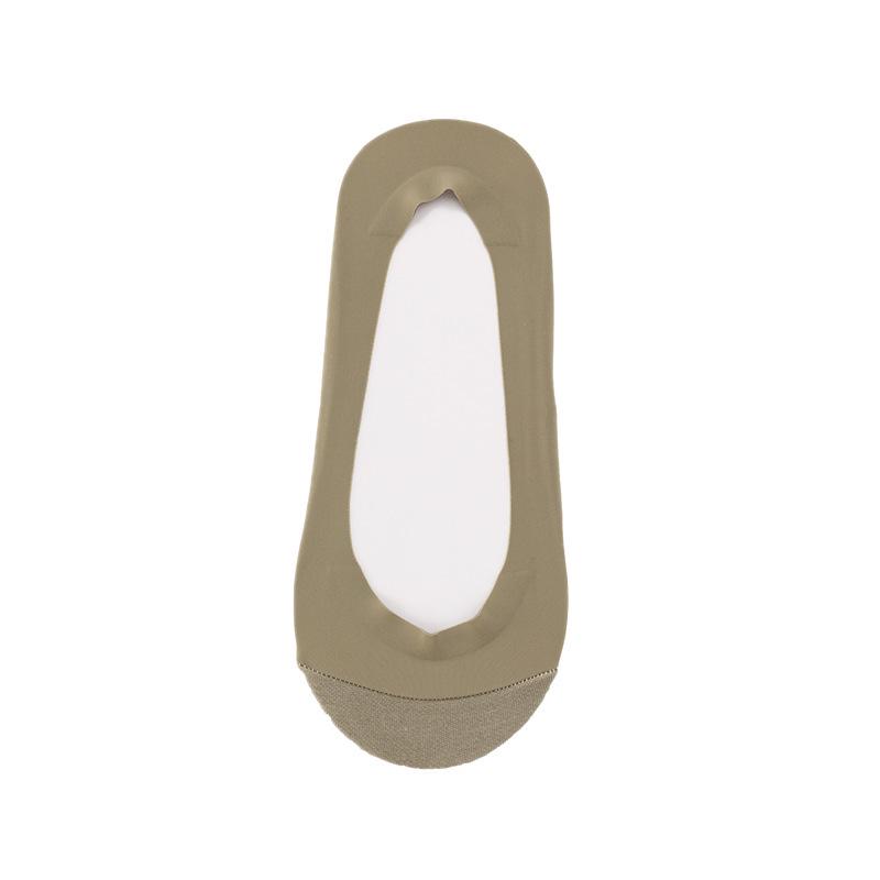 Women's Non-Slip Ice Silk Low-Cut Invisible Socks for High Heels - Summer Thin Boat Style