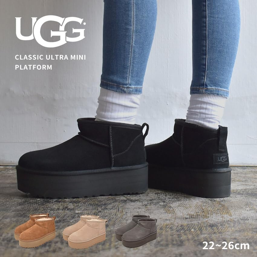 [UGG] CLASSIC ULTRA MINI PLATFORM 1135092 Boots, Women's, US 5.0 (22cm), 03. Sand [Parallel Import]
