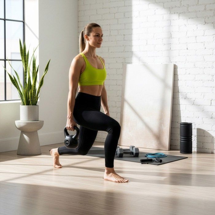 Kettlebell - SPRINGOS - 2 kg - Poignée ergonomique - ABS - Idéale débutants/femmes