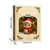 2025 Christmas Countdown Calendar 2D Acrylic Owl Ornament 24 Days Countdown Calendar for Xmas Navidad Party Supplies