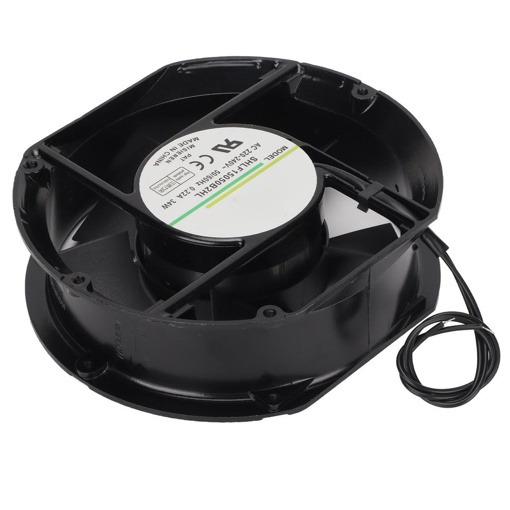 Cooling Fan 172mm Dual Ball Bearing Heat Resistant Case Fan for Heater Oven Drying Box Humidifiers 220‑240V