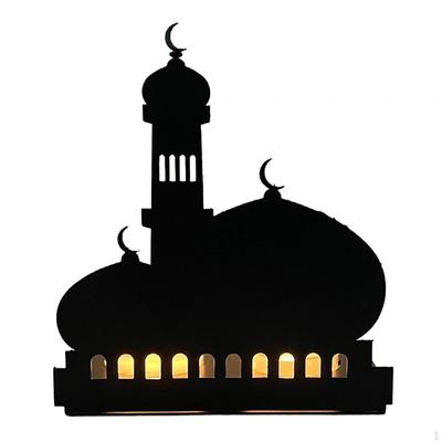 Eid Candle Holder Candelabra Romantic Islam Ramadan Stand Candlestick for Dining Table