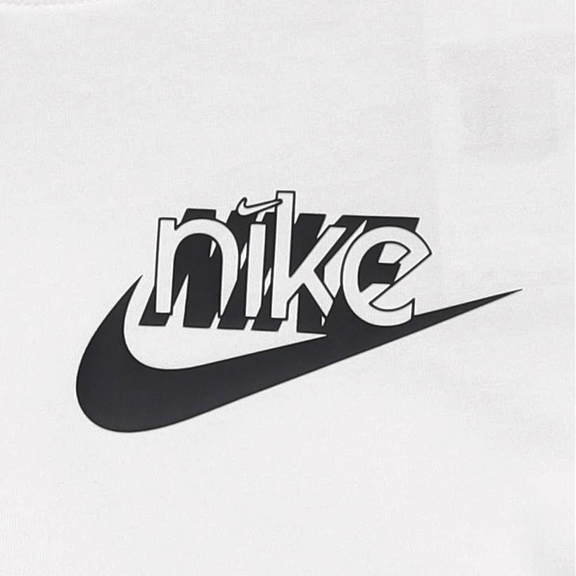 New Nike Club LBR Women's T Shirt White FQ6604-100