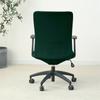 1PC Velvet Office Chair Cover Solid Color Stretch Armchair Slipcover Anti-dirty Rotating Gaming Desk Seat Competer Chair Covers