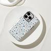 Isn't gentle wind blue fresh floral apple 17 pro mobile phone case iPhone15 advanced magnetic film case