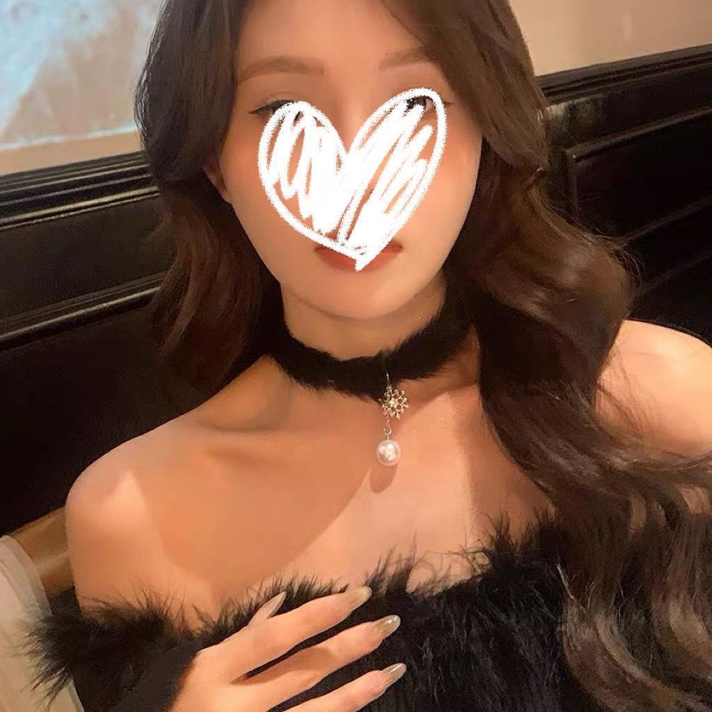 Autumn Winter Mink Fur Snowflake Pearl Choker, Super Fairy Advanced Fuzzy Clavicle Necklace