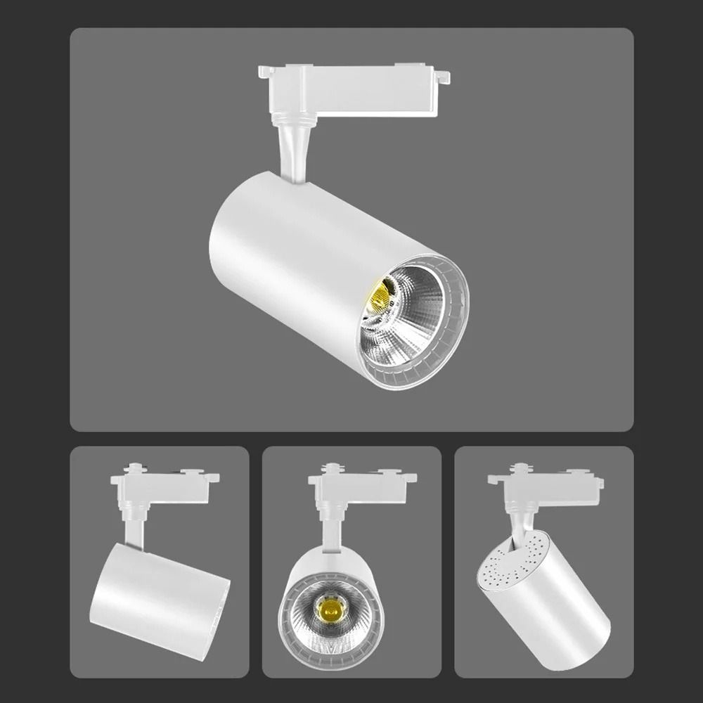 Rotated LED Track Light Track Light Downlight Durable Rail Spotlight  Store