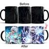 350mL Temperature Sensitive Magic Mug Color Changing Cartoon Anime Coffee Milk Tea Cups Gifts